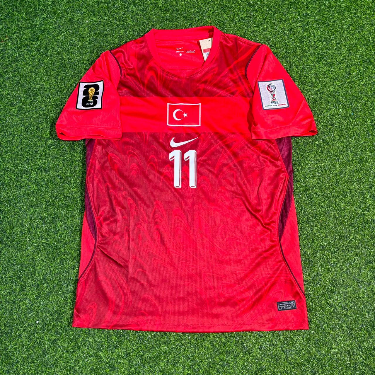 Kenan Yıldız #11 Turkey Türkiye - World Cup 2026 - Home Red - Jersey Trikot - Milli Forma