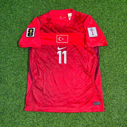 Kenan Yıldız #11 Turkey Türkiye - World Cup 2026 - Home Red - Jersey Trikot - Milli Forma