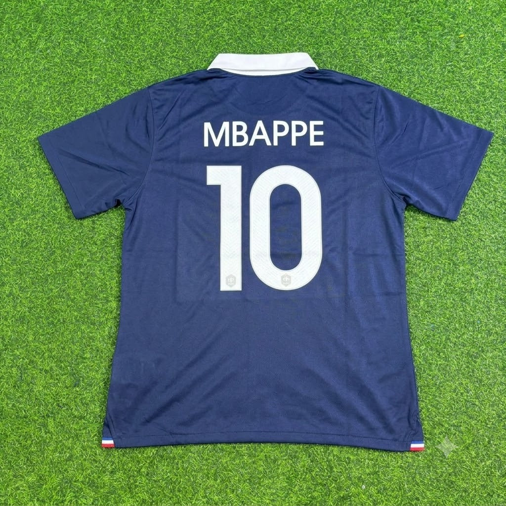 Kylian Mbappe #10 Frankreich Retro Fußballtrikot Trikot Maillot