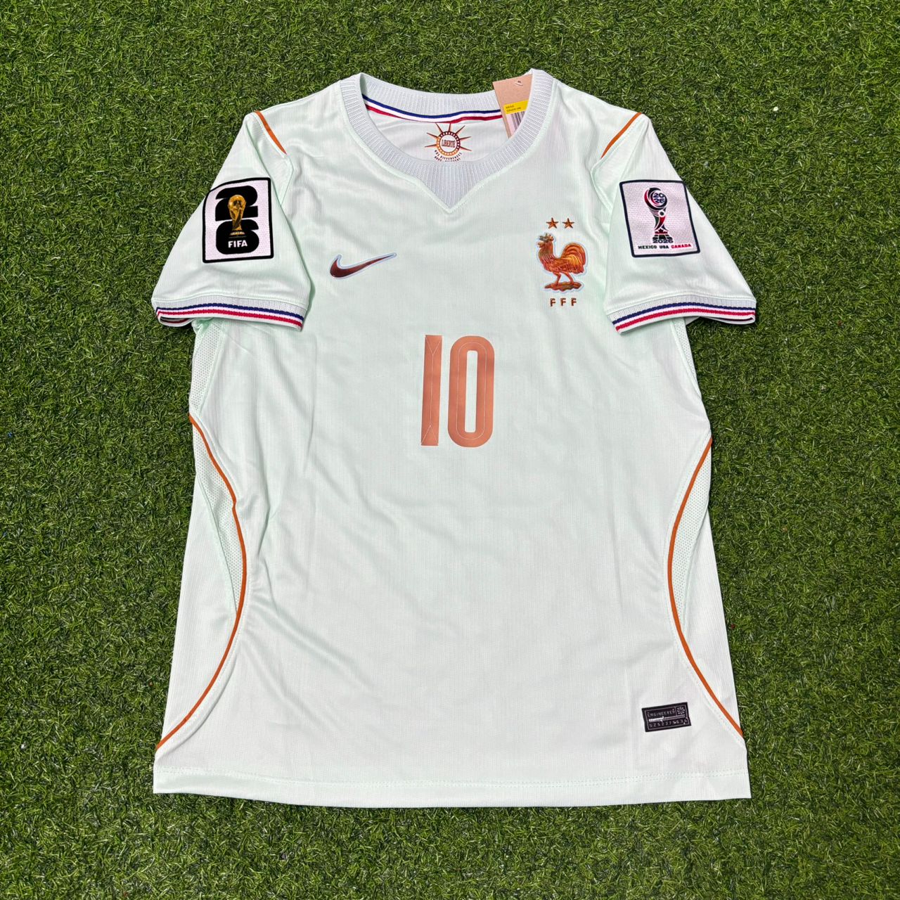 Kylian Mbappé #10 France 2026 World Cup Away Jersey