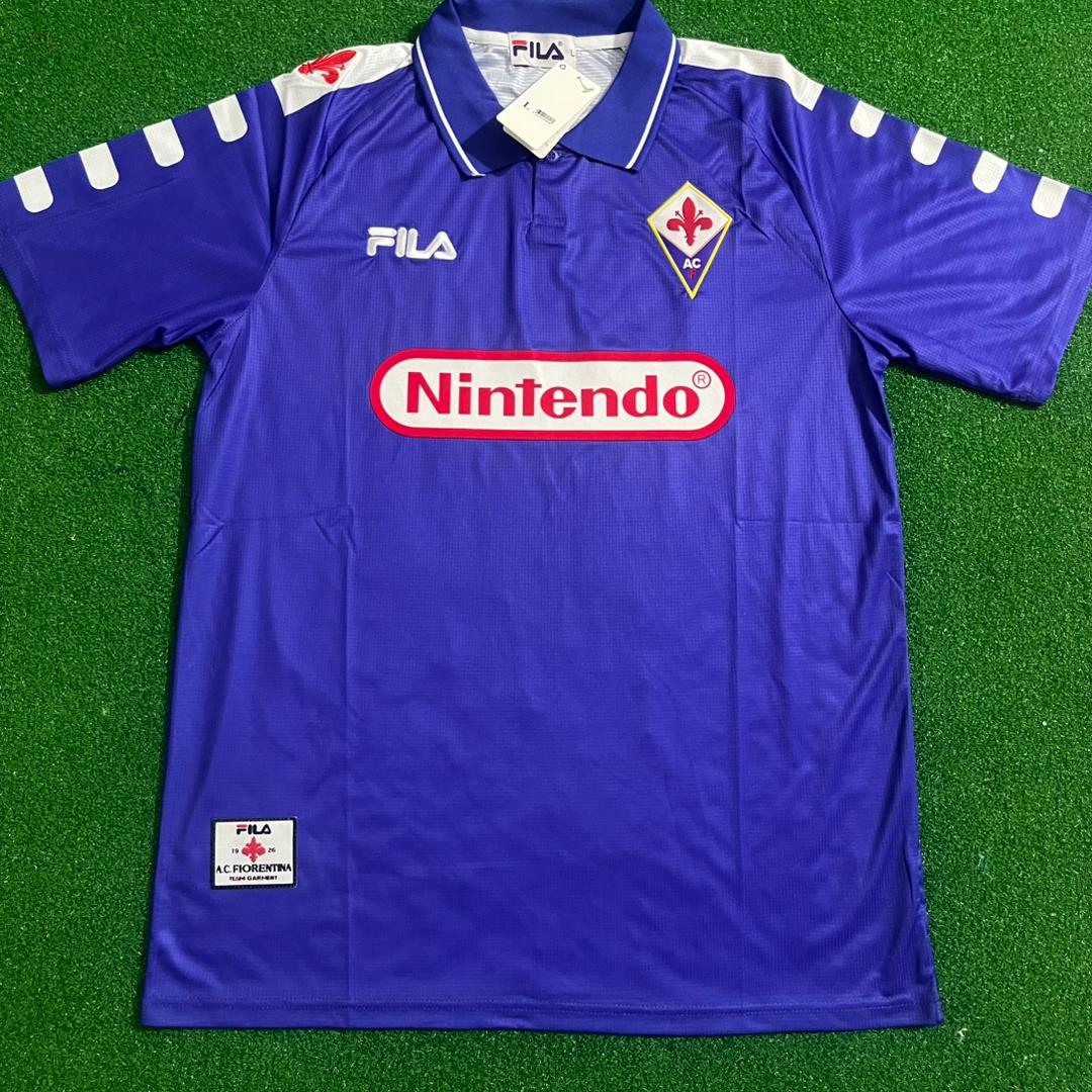 Luca Toni #30 Fiorentina Retro Lila Trikot Fußballtrikot