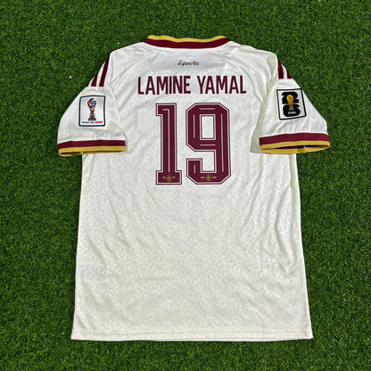 Lamine Yamal Spain 2026 World Cup Away Football Jersey