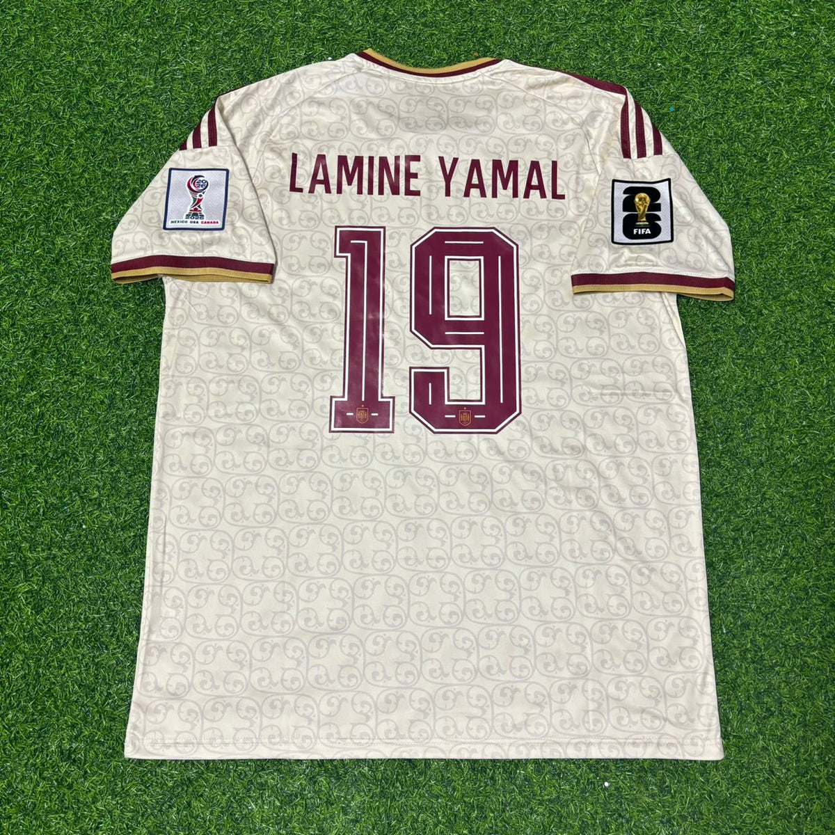 Lamine Yamal Spain 2026 World Cup Away Football Jersey