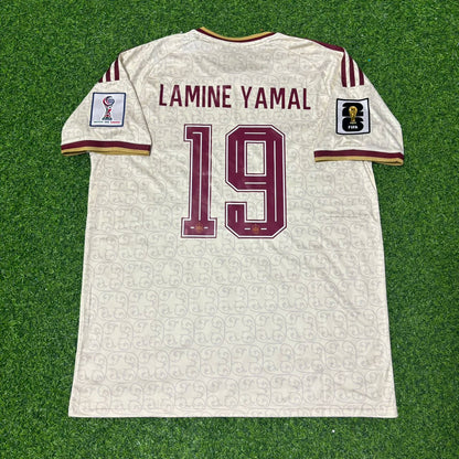 Lamine Yamal Spain 2026 World Cup Away Football Jersey