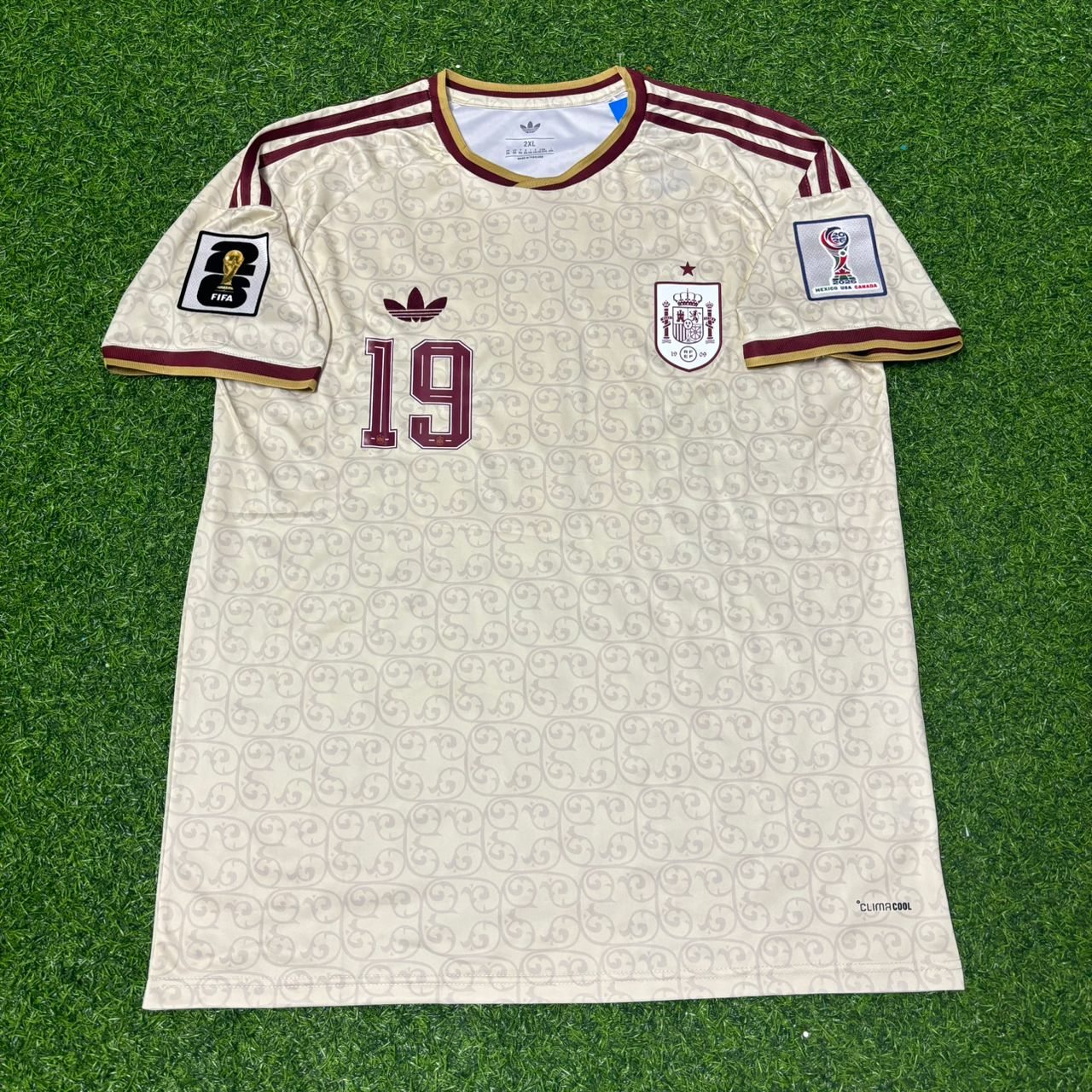 Lamine Yamal Spain 2026 World Cup Away Football Jersey