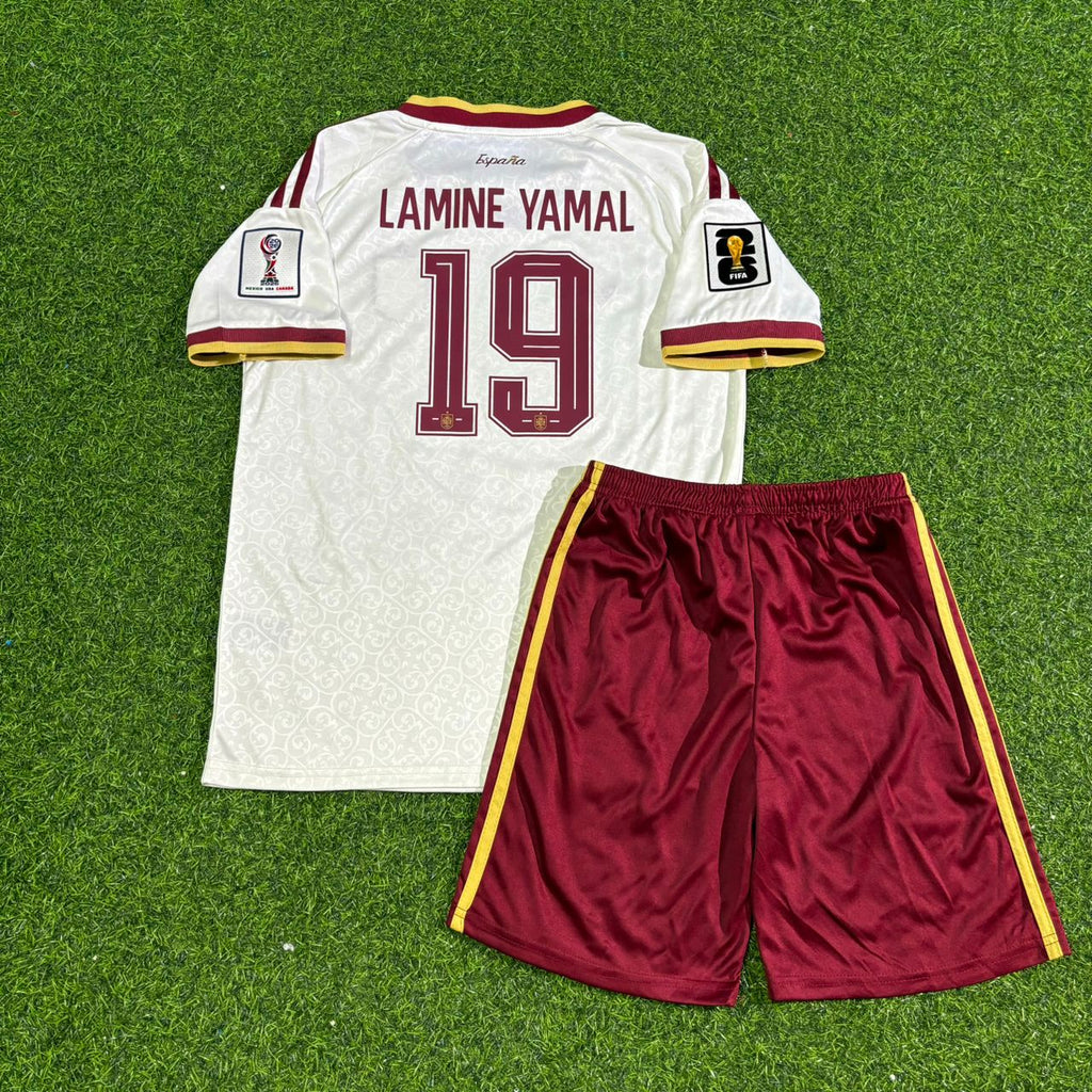 Lamine Yamal Spain 2026 World Cup Kids Football Jersey