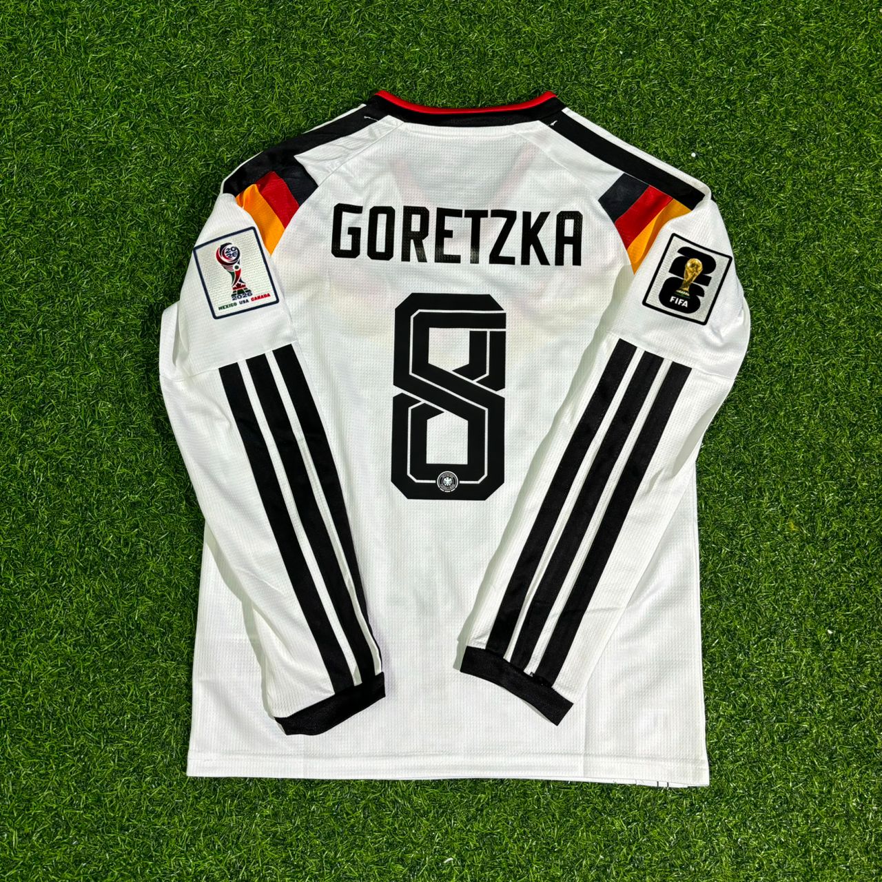 Leon Goretzka #8 Deutschland WM 2026 Langarm Trikot Heim
