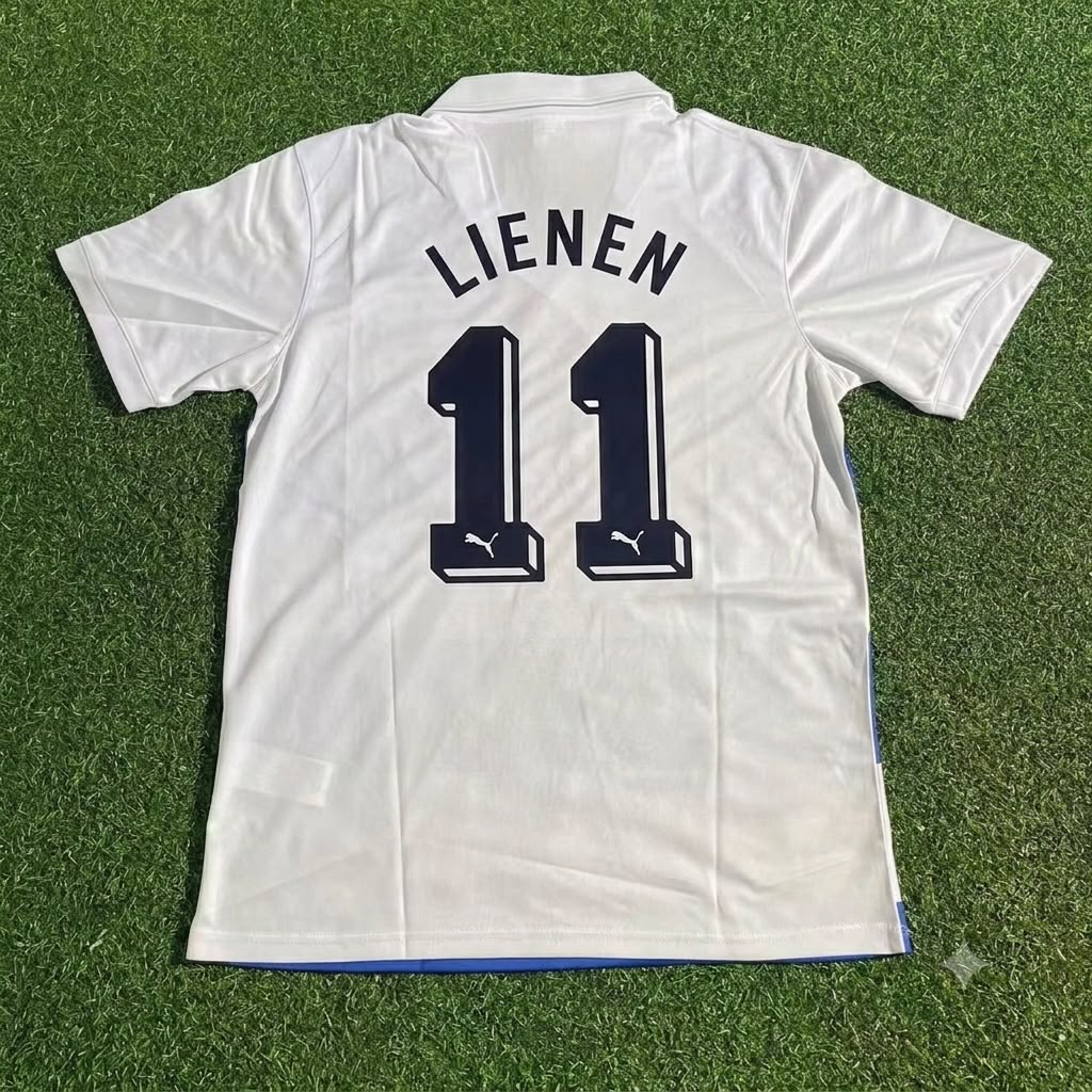 Ewald Lienen MSV Duisburg 1990 Heim Retro Fussballtrikot