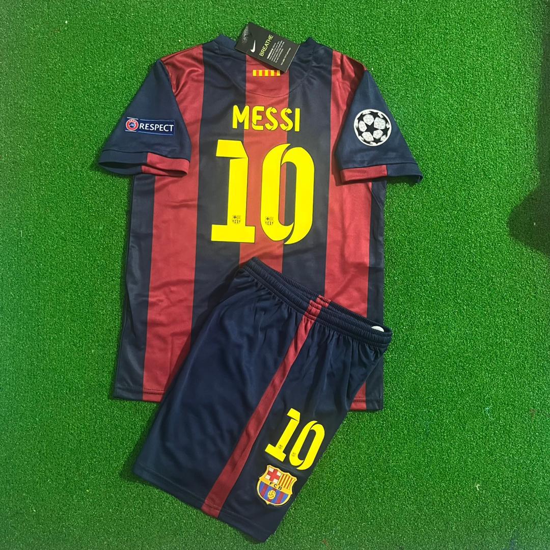 Lionel Messi Barcelone 14/15 Maillot Domicile Enfant – | KinderTrikot | Maillot Enfant Soccer Shirt