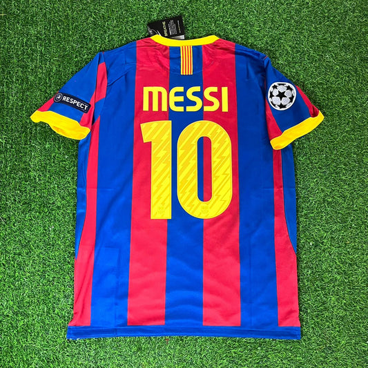 Lionel Messi 10- Barcelona 2011 London Final Jersey Trikot Maillot Soccer Shirt