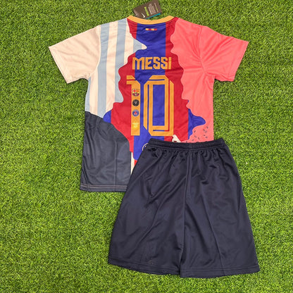 Lionel Messi GOAT Combo 2025 Alle Teams Special Kinder Trikot Maillot Fußballtrikot
