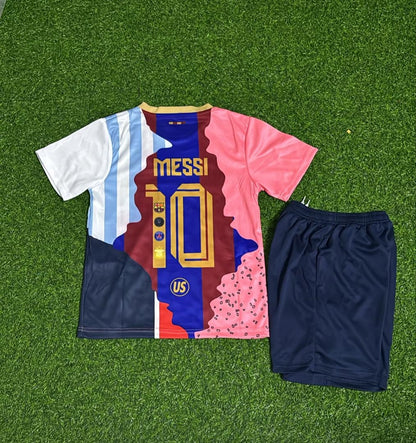 Lionel Messi GOAT Combo 2025 Alle Teams Special Kinder Trikot Maillot Fußballtrikot
