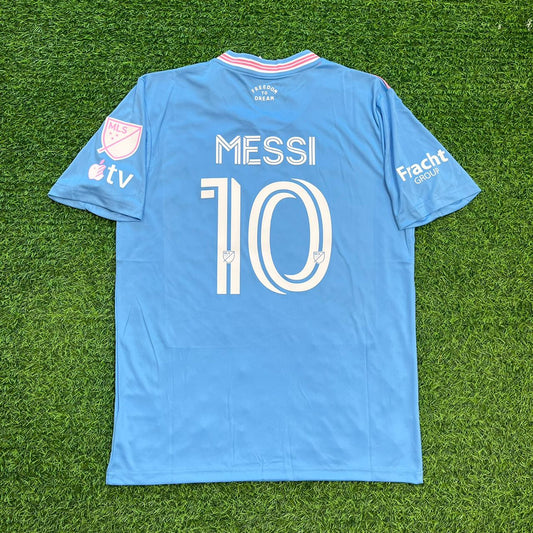 Lionel Messi Nouvelle Saison Maillot Bleu Maillot de Foot Maillot de Foot