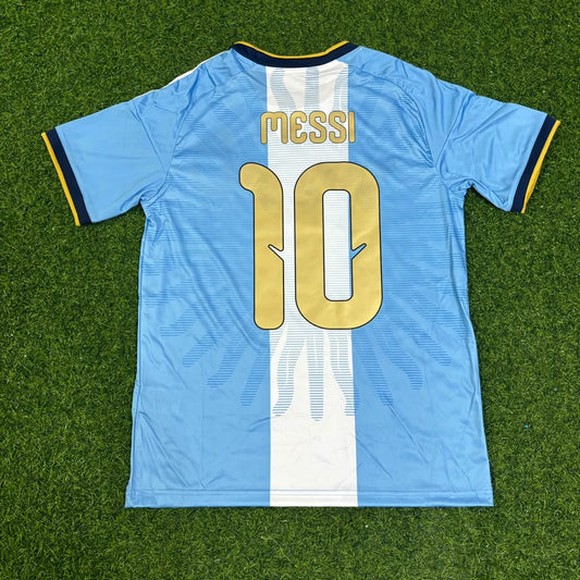 Lionel Messi #10 Argentina Last Final Match Farewell Special Edition Football Jersey