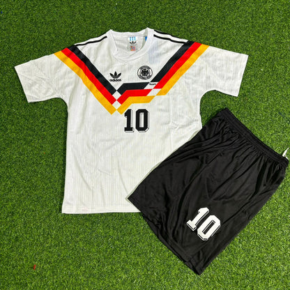 Lothar Matthäus 10 - Deutschland Retro Kinder Trikot WM 1990 Fußballtrikot