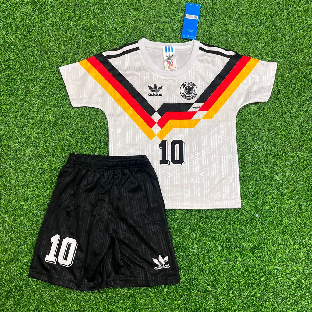 Lothar Matthäus Germany Deutschland Retro Kids Jersey - Deutschland Retro-Kinder Trikot Maglia