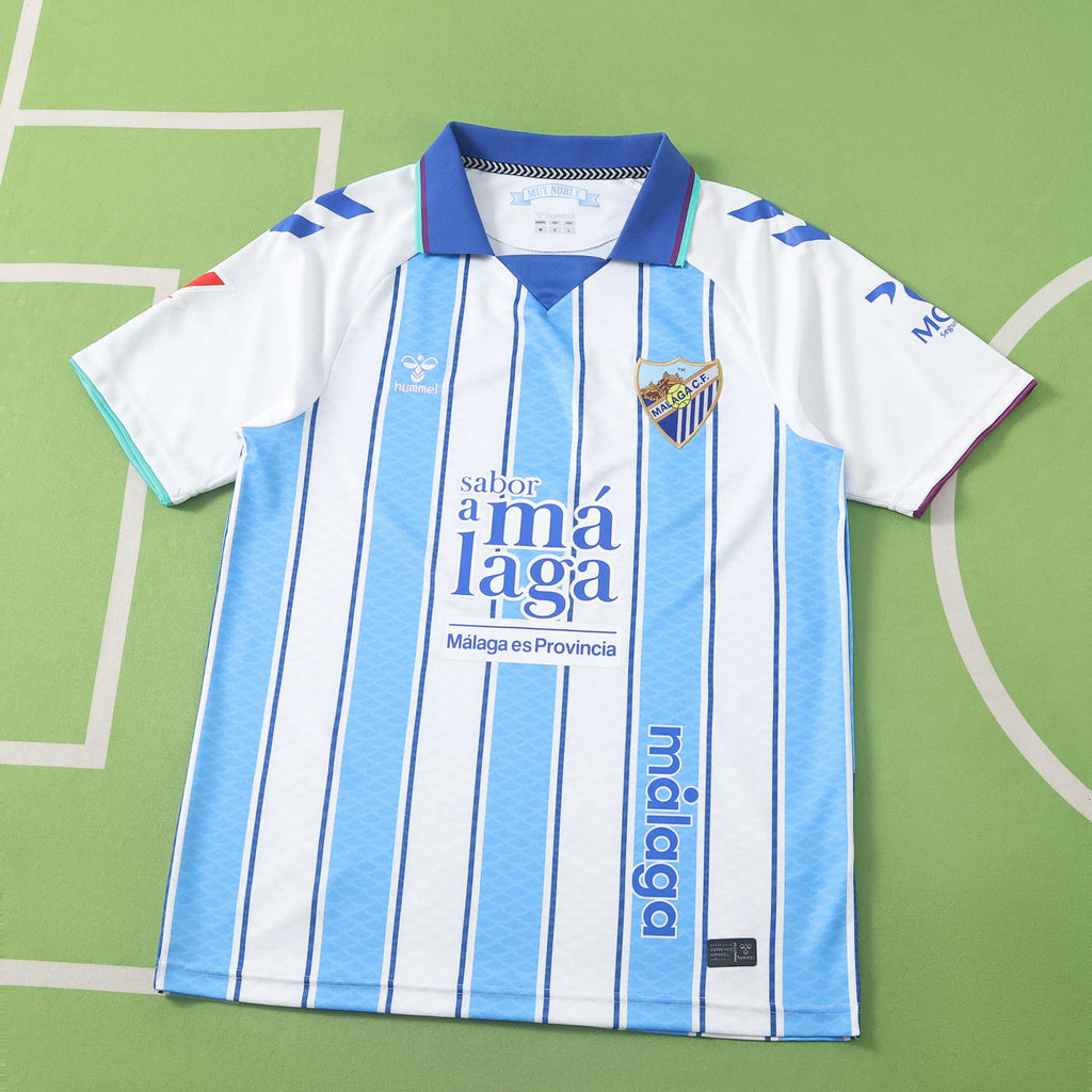 Málaga 2026-2027 Season Home Football Jersey Trikot Maillot