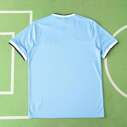 Manchester City F.C. 2013-2014 Season Home Blue Retro Football Jersey Trikot Maillot