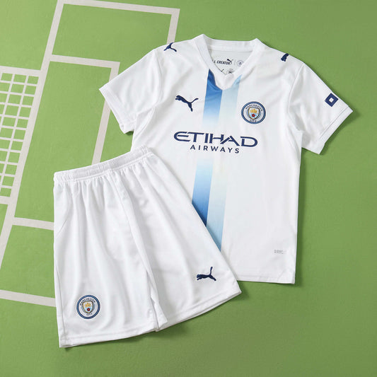 Manchester City F.C. 2026-2027 Season White Third Kids Football Jersey Trikot Maillot