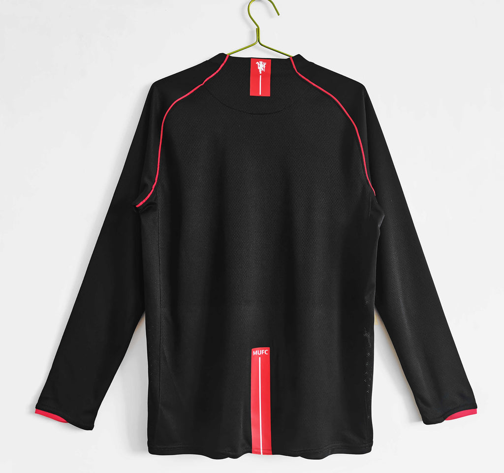 Maillot de football rétro à manches longues Manchester United