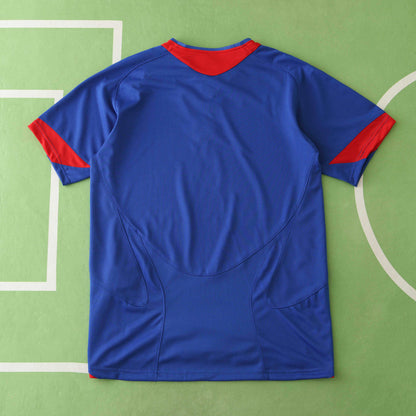 Manchester United F.C. 2005-2006 Season Away Blue Retro  Football Jersey Trikot Maillot