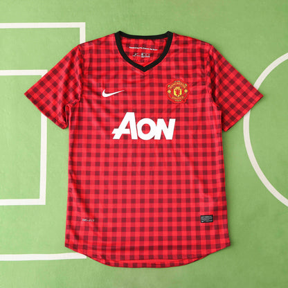 Manchester United F.C. 2012-2013 Season Home Red Retro Football Jersey Trikot Maillot