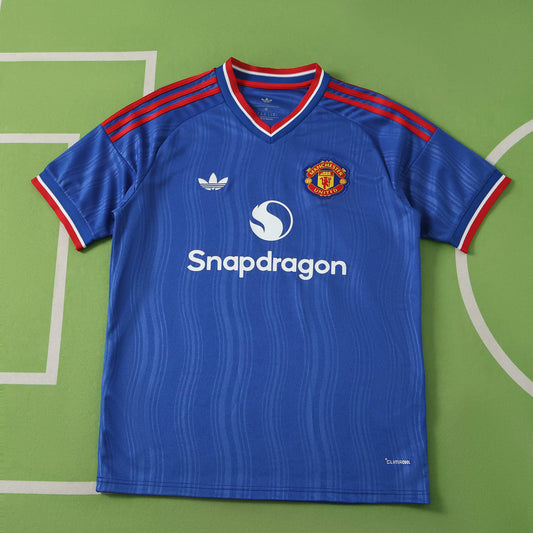Manchester United F.C.2026-2027 Season Away Blue Football Jersey Trikot Maillot
