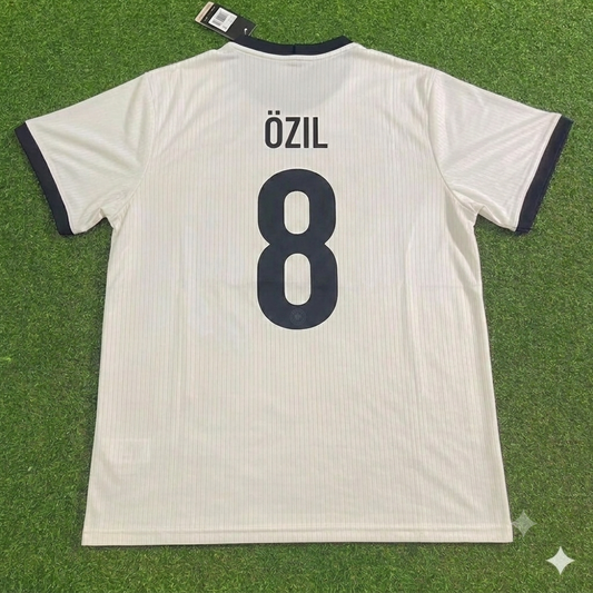 Camiseta de fútbol blanca especial del 125.º aniversario de Mesut Özil, Alemania, Deutschland