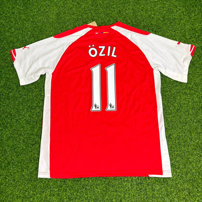 Conjunto de camiseta de fútbol local del Arsenal 2014/2015 de Mesut Özil