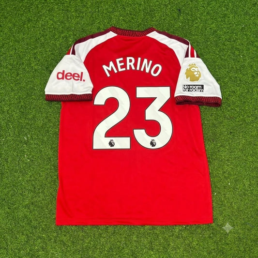 Mikel Merino Arsenal Domicile Nouvelle Saison 2027 Maillot Kit Football Trikot Maillot Maglia