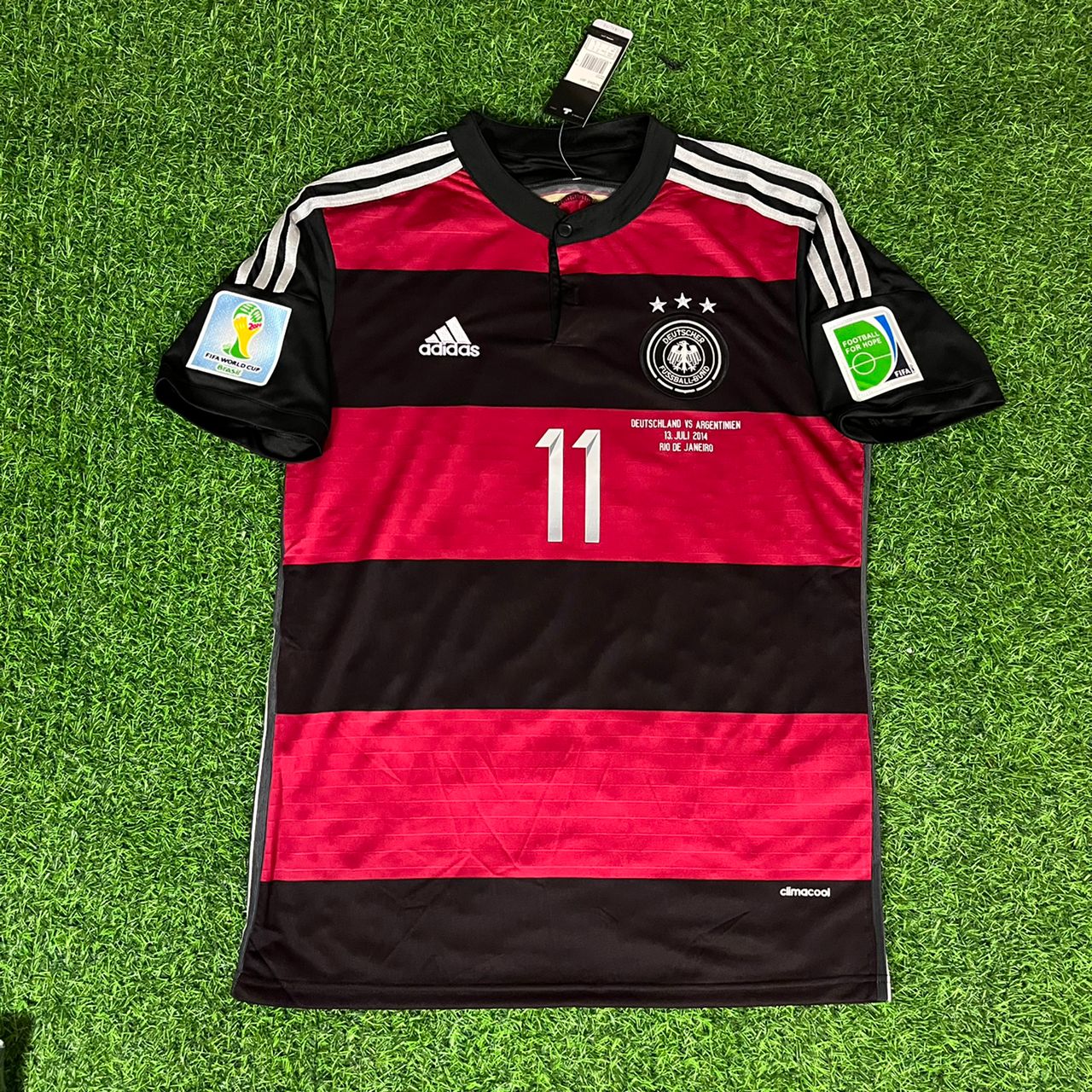 Miroslav Klose Germany Deutschland 2014 World Cup Black Red Retro Jersey Trikot Soccer Shirt