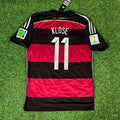 Miroslav Klose Germany Deutschland 2014 World Cup Black Red Retro Jersey Trikot Soccer Shirt