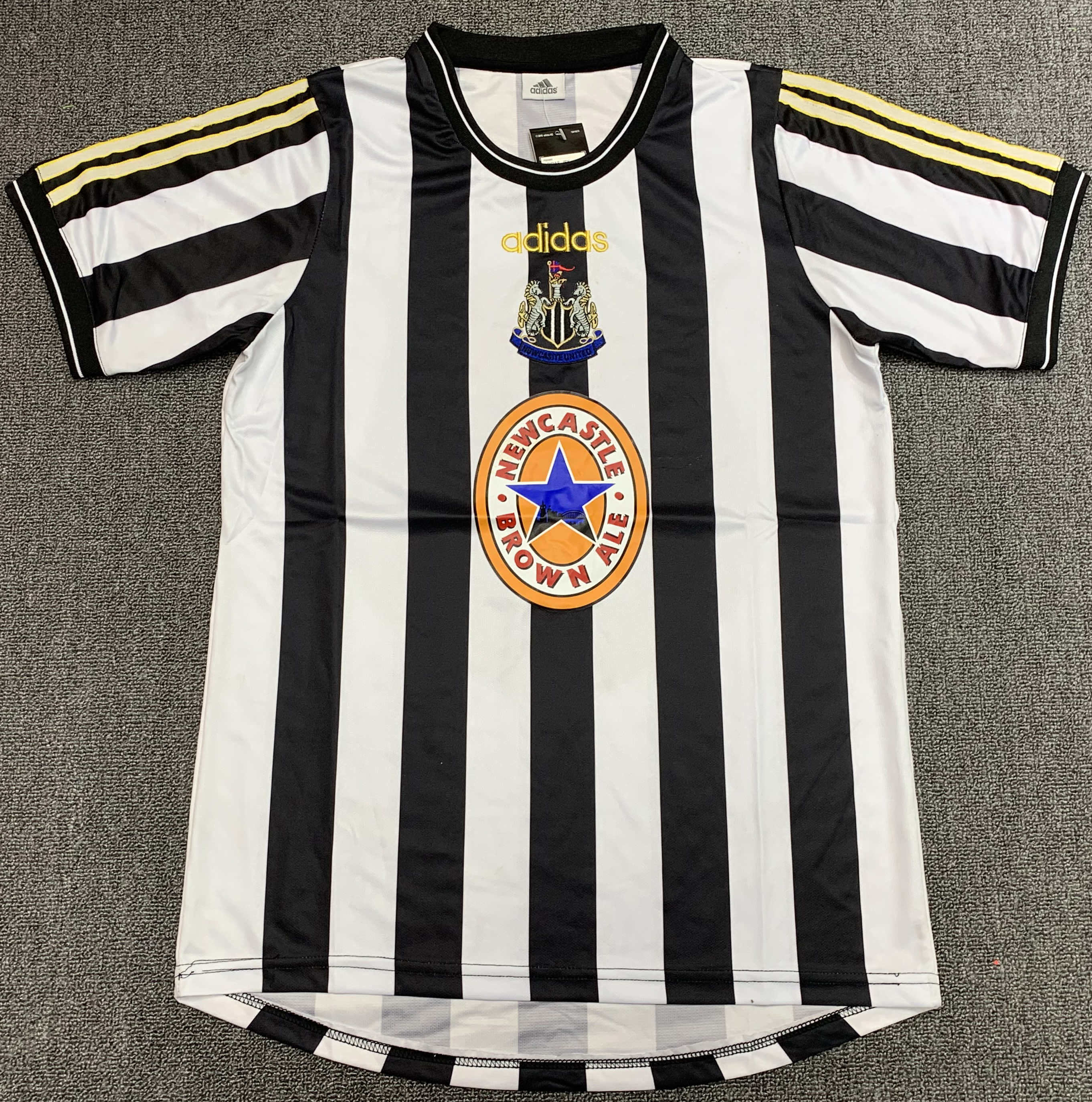 Newcastle United 1997-1999 Season Home Retro Football Jersey Trikot Maillot