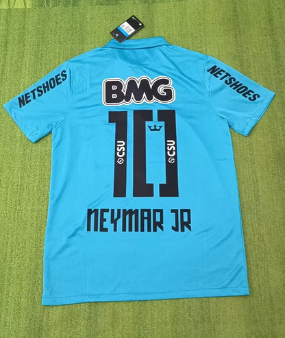 Maillot Rétro Neymar JR Numéro #10 Santos FC 2011 2012 Trikot