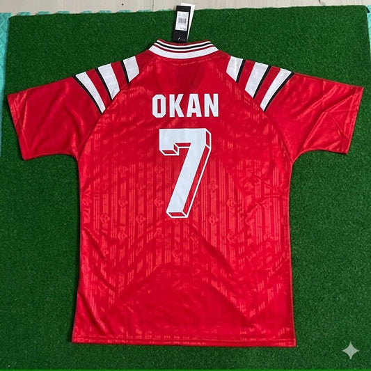 Turkey Red Nostalgic Retro Football Jersey – Okan Buruk