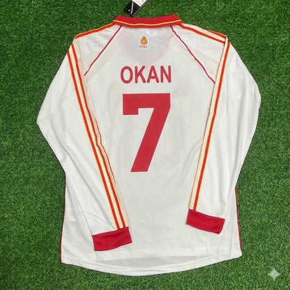 Galatasaray 2000 UEFA-Finale Retro-Fußballtrikot – Okan Buruk