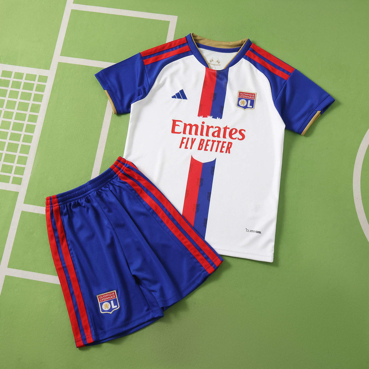 Olympique Lyonnais 2026-2027 Season Home Kids Football Jersey Trikot Maillot