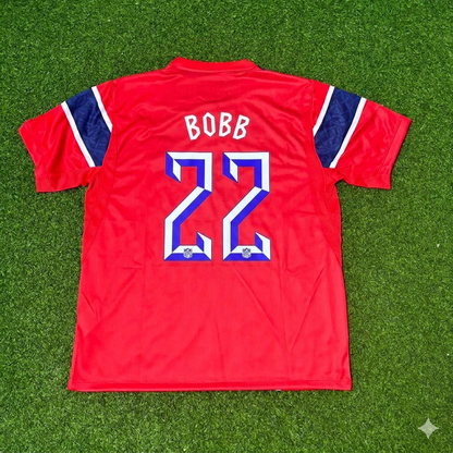 Oscar Bobb #22 Norway 2026 World Cup Home Football Jersey