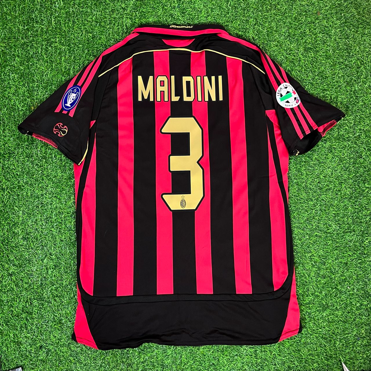 Paolo Maldini AC Milan 2006 2007 Maillot de Foot Rétro Enfant