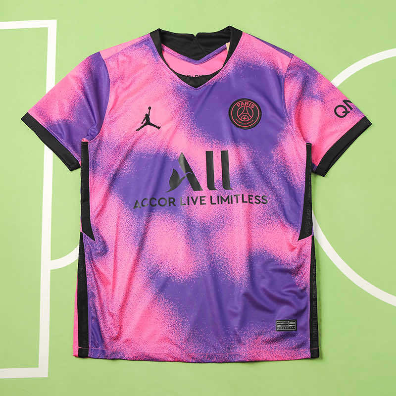 Paris Saint-Germain F.C. 2020-2021 Season  Fourth Retro Football Jersey Trikot Maillot