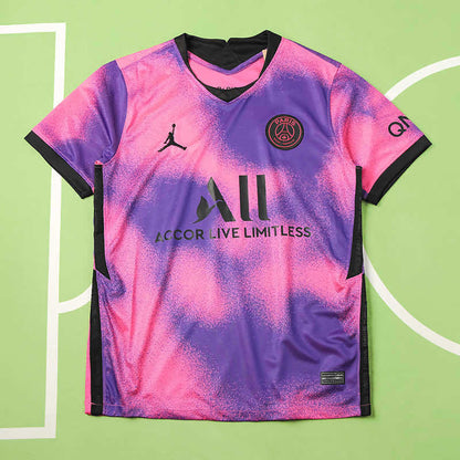 Paris Saint-Germain F.C. 2020-2021 Season  Fourth Retro Football Jersey Trikot Maillot