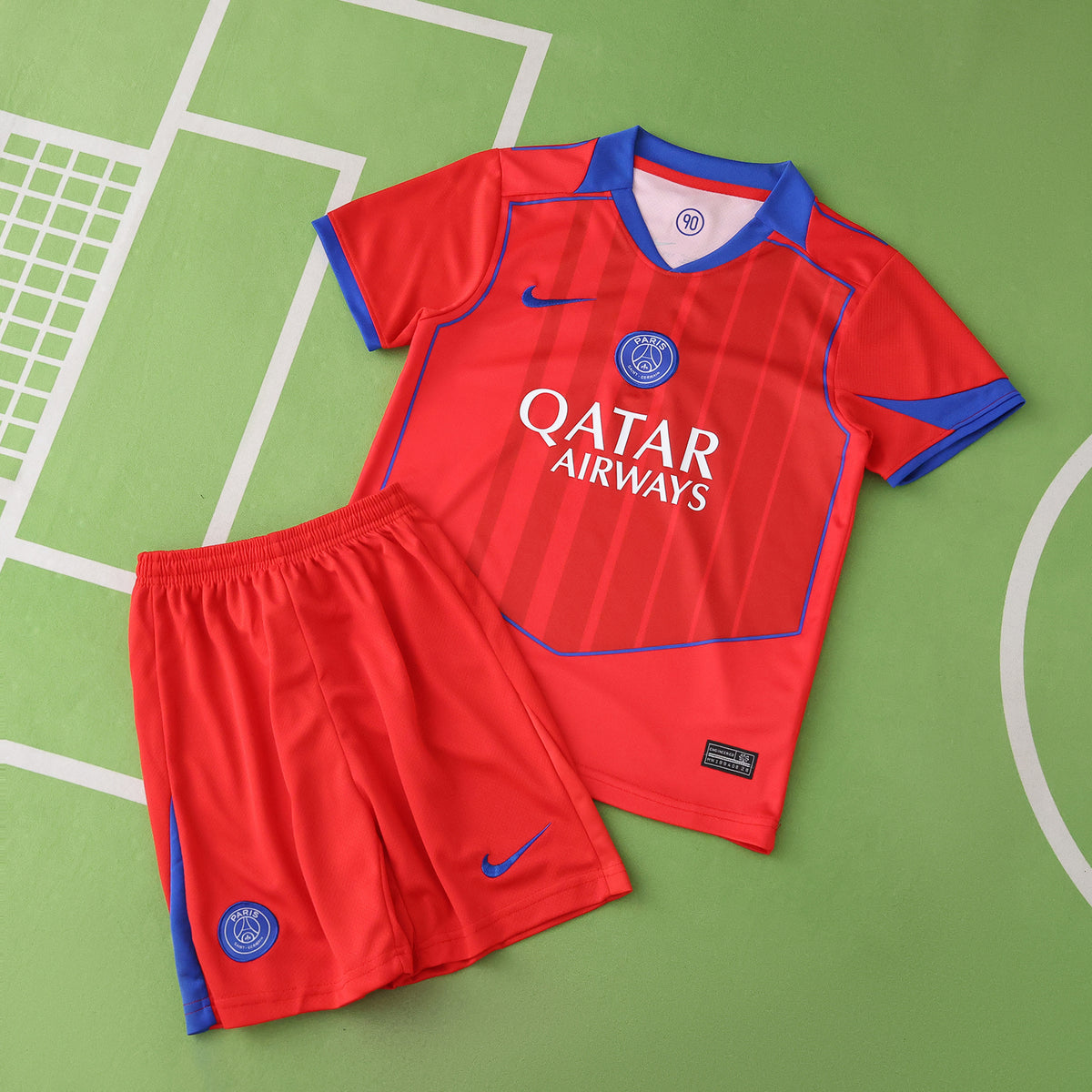 Paris Saint-Germain F.C. 2025-2026 Season Third Kids Football Jersey Trikot Maillot