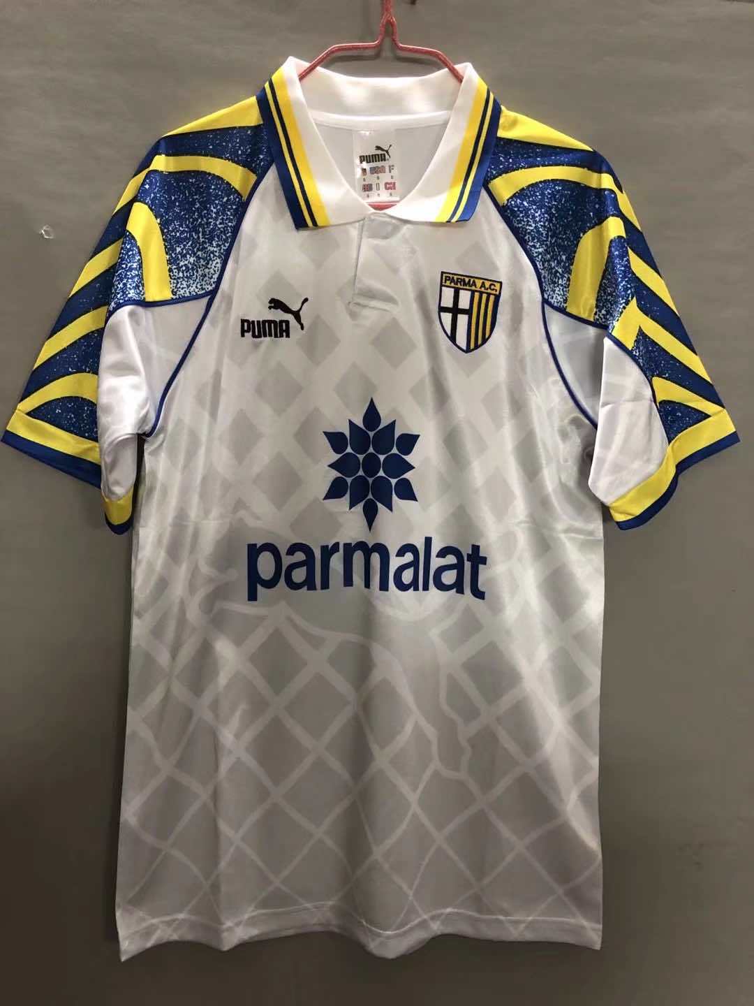 Parma Calcio 1995-1997 Season Home Football Retro Jersey Trikot Maillot