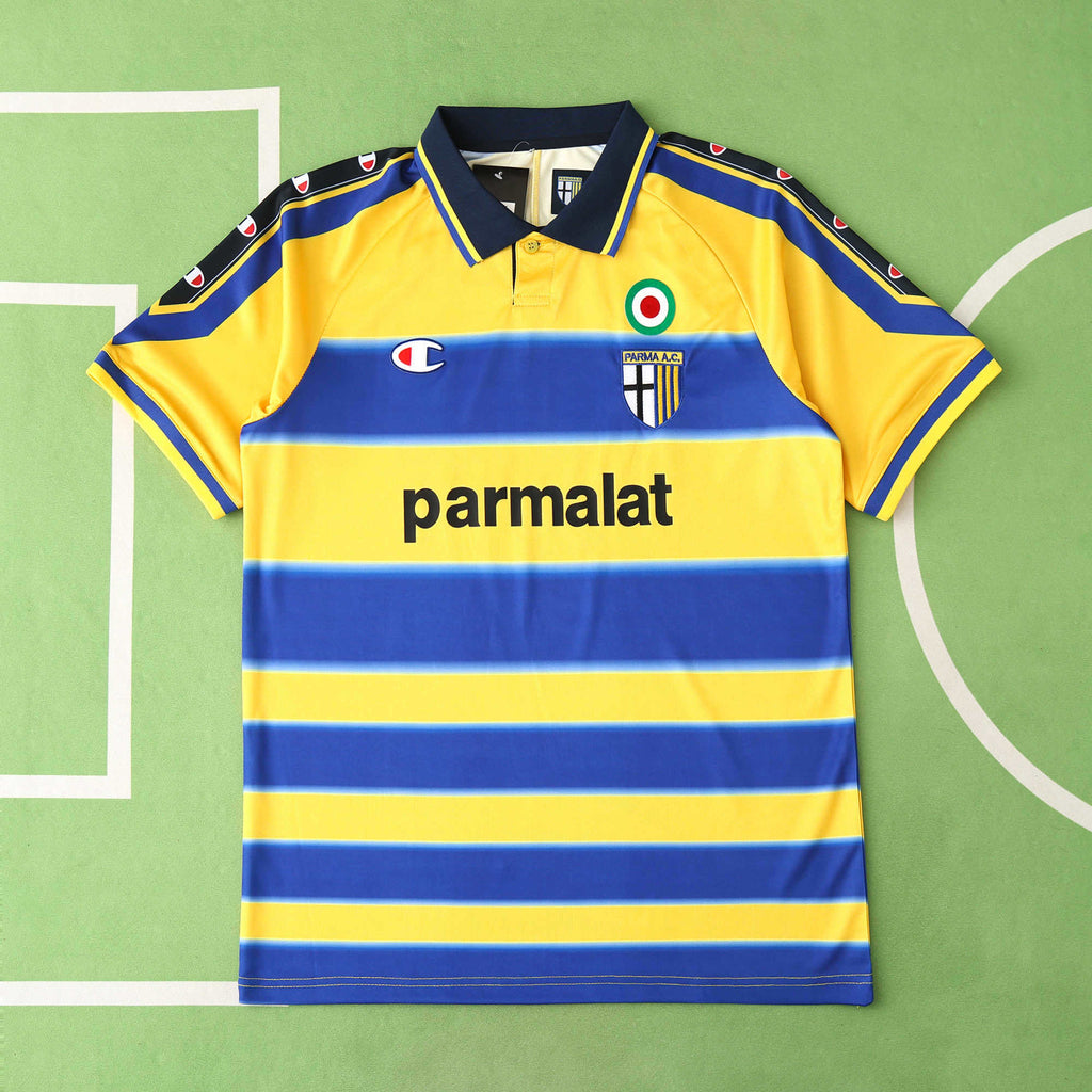 Parma Calcio 1999-2000 Season Home Football Retro Jersey Trikot Maillot