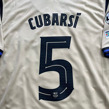 Pau Cubarsi Barcelona Grey Kids New Season 2026 Jersey