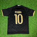 Paul Pogba 10- Juventus Retro Black Kit Jersey Trikot Maglia Soccer Shirt