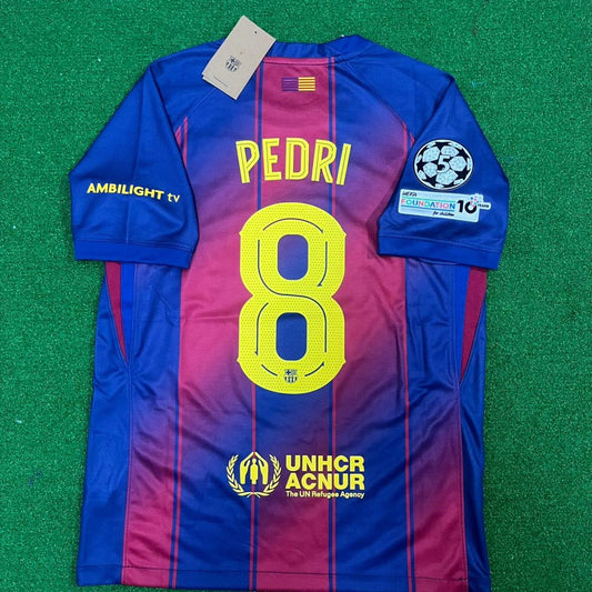 Pedri Barcelona Camiseta Local Nueva Temporada 2026 Trikot Maillot Camiseta de Fútbol