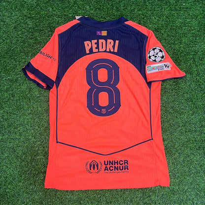 Pedri Barcelona New Season 2026 Orange Jersey Trikot Maillot Soccer Shirt