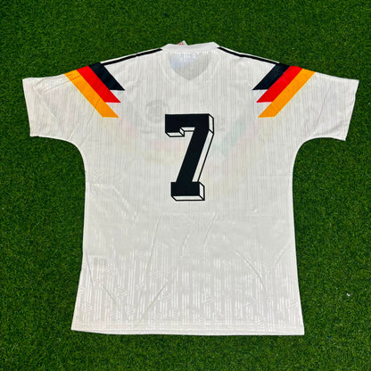 Maillot de football rétro Pierre Littbarski Allemagne 1990 Coupe du Monde