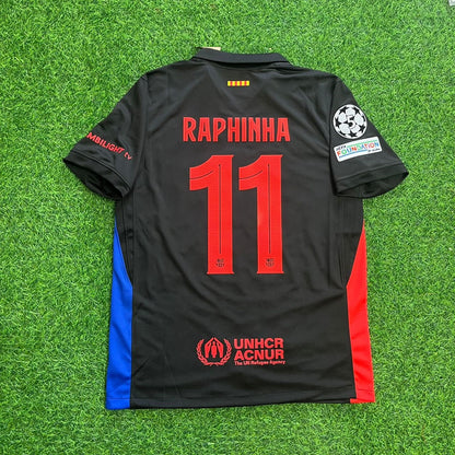 Camiseta de fútbol Raphinha Barcelona negra nueva temporada 2026 Trikot Maillot